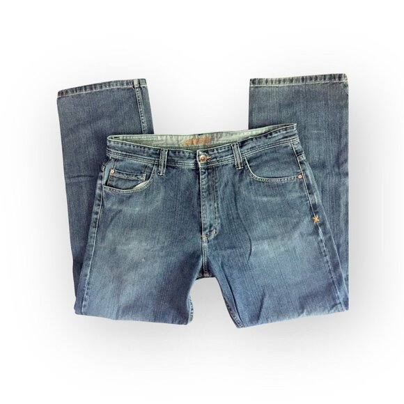 Billabong Mens 90s Y2K Relaxed Fit Denim Jeans - Picture 2 of 5